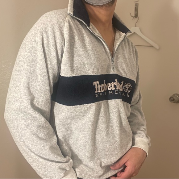 Men’s Timberland 1/4 Zip Pullover - Picture 3 of 3